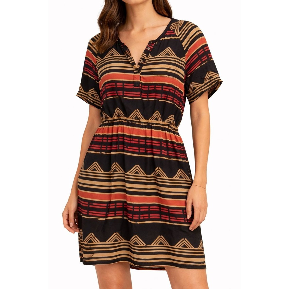 Pendleton The Portland Collection Silk Dress‎ Geometric Print Size L